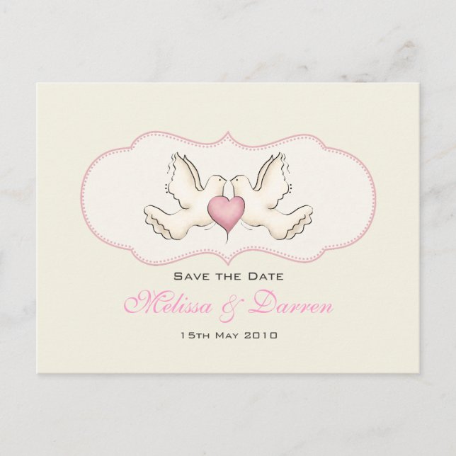 Love Doves Postcard (Front)