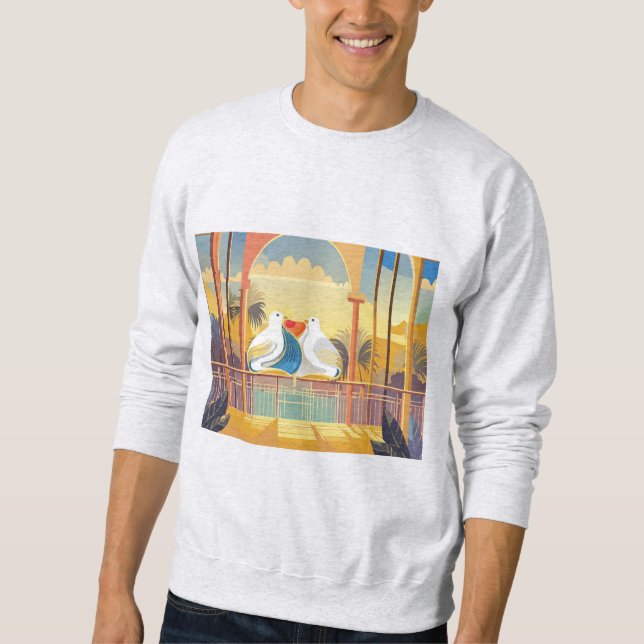 Love doves sweatshirt (Front)
