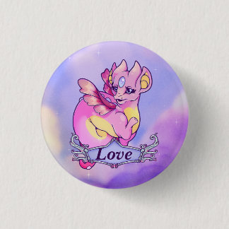 Love - Draginie. 1 Inch Round Button