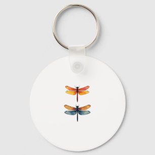Love Dragonflies child small simple Minimalist Dra Keychain