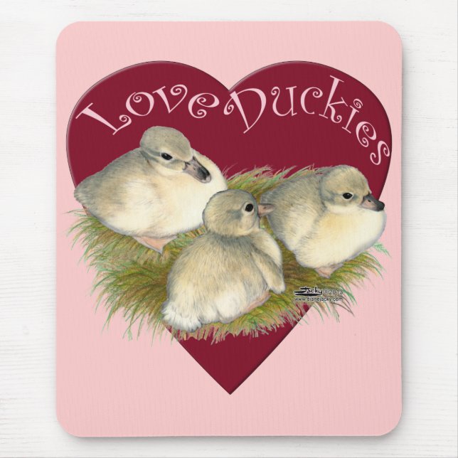 Love Duckies Mouse Pad (Front)