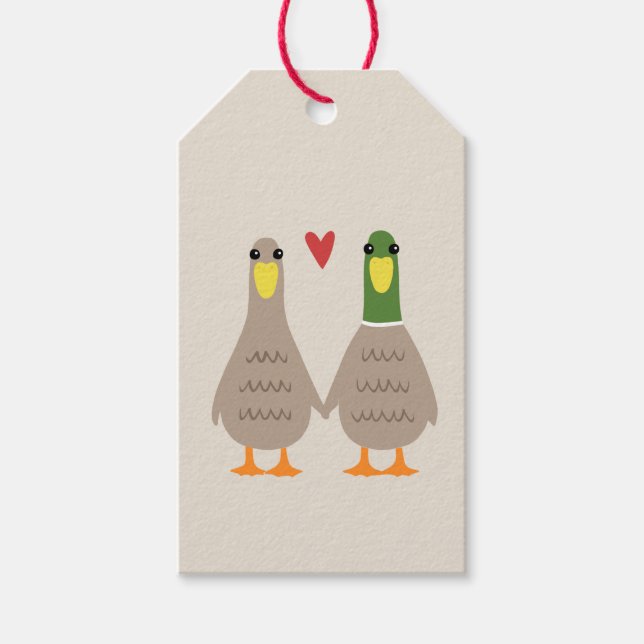 Love Ducks Gift Tags (Front)