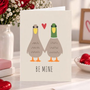 Love Ducks Valentine's Day Holiday Card