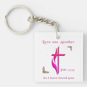 Love each other keychain