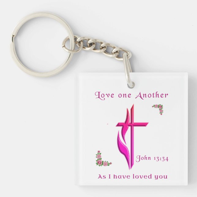 Love each other keychain (Front)
