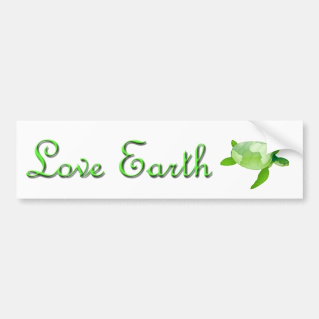 love earth bumper sticker (Front)