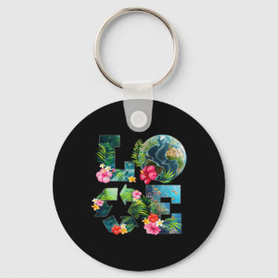 Love Earth Day Recycling Happy Earth Day Teacher K Keychain