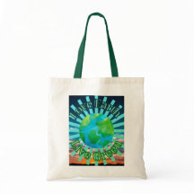 Love Earth Live Green Tote Bag – Green Earth day