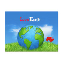 Love Earth postcard