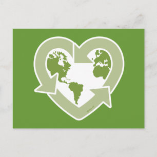 Love Earth : Recycle! Postcard