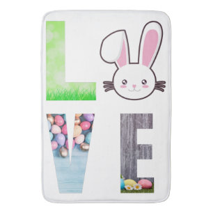 Love Easter - Easter Bunny - Easter Egg Bath Mat