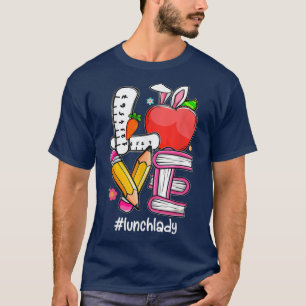 Love Easter Lunch Lady Bunny I'm The Lunch lady Ea T-Shirt