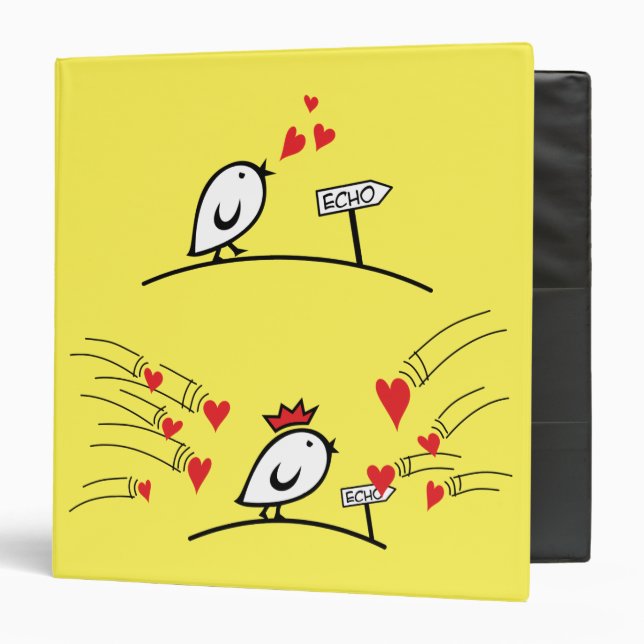 LOVE ECHO - Comic Birds Tweetlercools 1 Binder (Front/Inside)