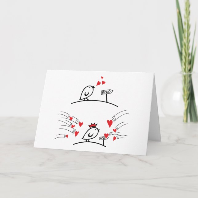 LOVE ECHO - Comic Birds Tweetlercools 1 Card (Front)