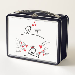 LOVE ECHO - Comic Birds Tweetlercools 1 Metal Lunch Box
