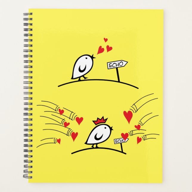 LOVE ECHO - Comic Birds Tweetlercools 1 Planner (Front)