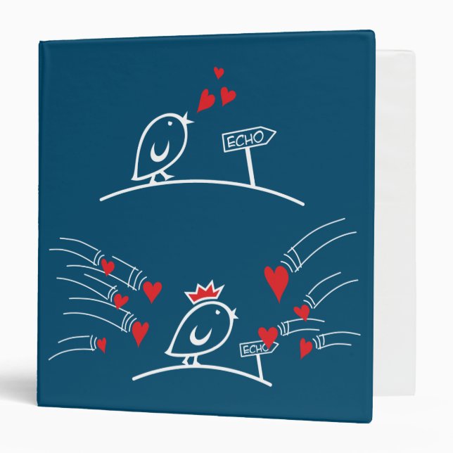 LOVE ECHO - Comic Birds Tweetlercools 2 Binder (Front/Inside)