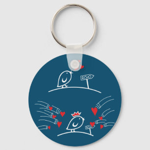 LOVE ECHO - Comic Birds Tweetlercools 2 Keychain