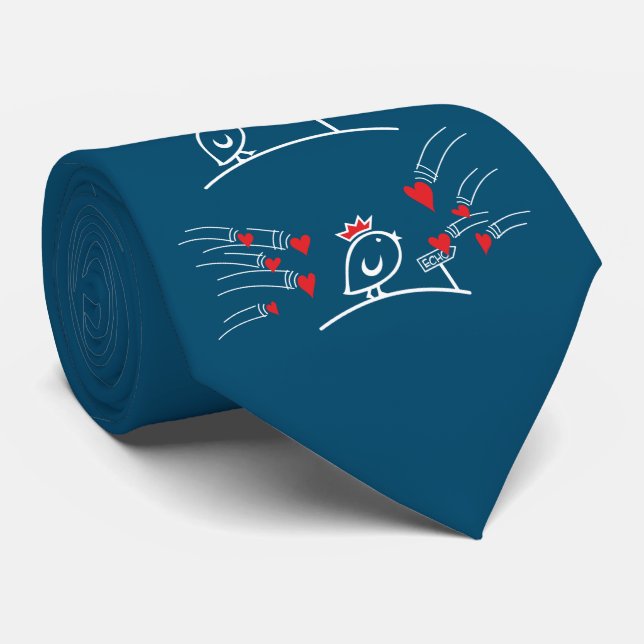 LOVE ECHO - Comic Birds Tweetlercools 2 Tie (Rolled)