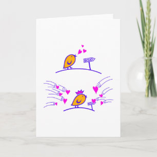 LOVE ECHO - Comic Birds Tweetlercools 3 Card