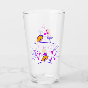 LOVE ECHO - Comic Birds Tweetlercools 3 Glass