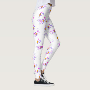 LOVE ECHO - Comic Birds Tweetlercools 3 Leggings