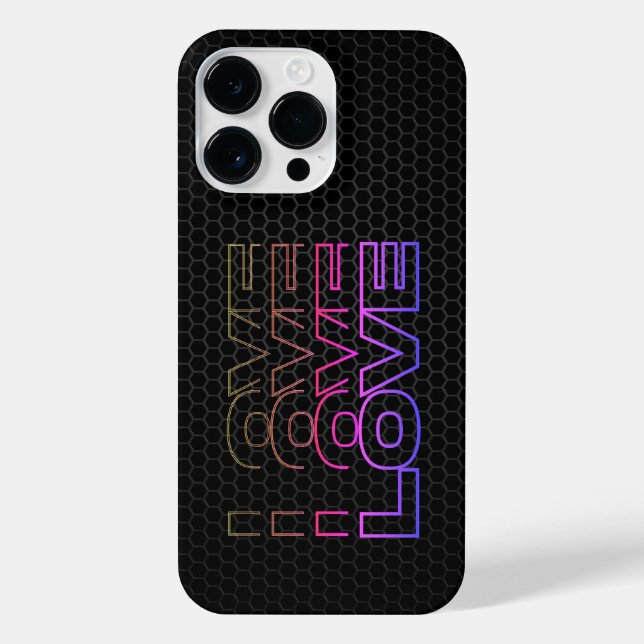 Love - Electro Love Edition  iPhone Case (Back)