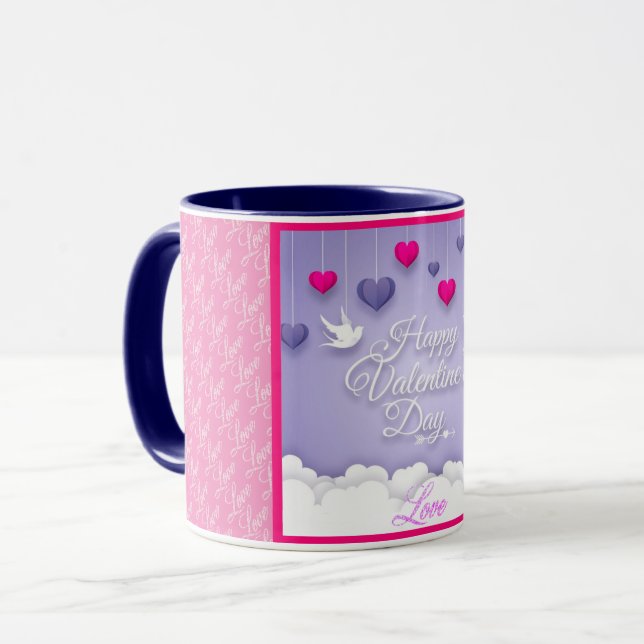 Love Elegant Modern Popular Best Heart Mug (Front Left)