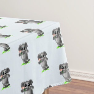 Love Elephant with Flower Tablecloth - Your Colour