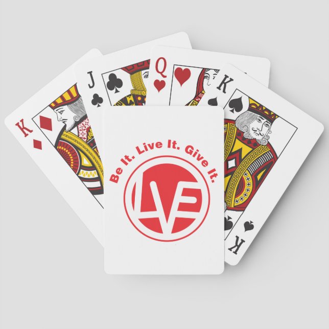 Love Emblem Standard Playing Cards (Back)