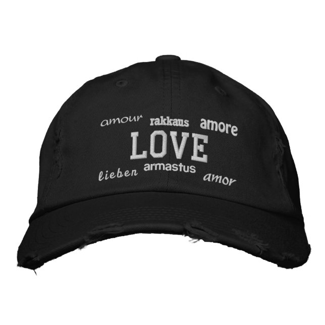 Love - Embroidered Hat (Front)