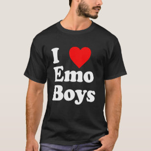 Love Emo Boys Heart Trendy Egirl Eboy GF Aesthetic T-Shirt