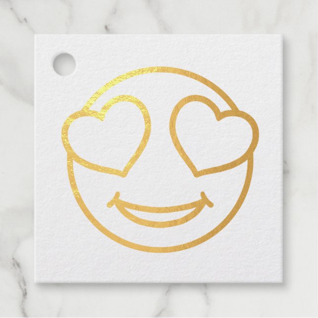 Love Emoji Favour Tags (Front)