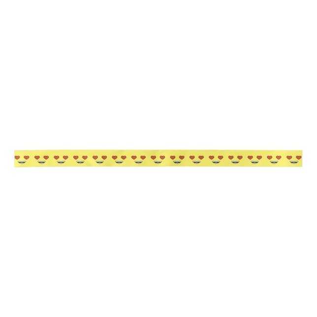 Love Emoji Satin Ribbon (Front)