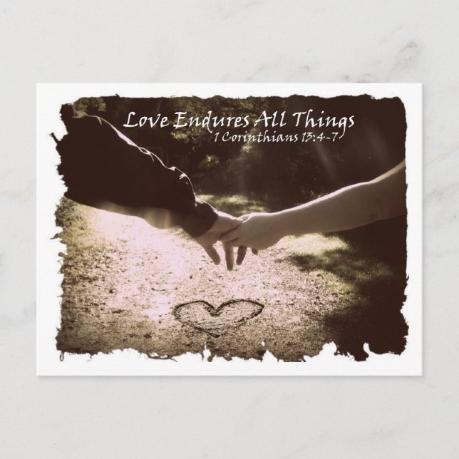 Love Endures Postcard (Front)