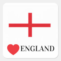 Love England Protest Sticker