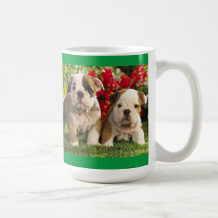Love English Bulldog Puppy Dog Coffee Cup Mug