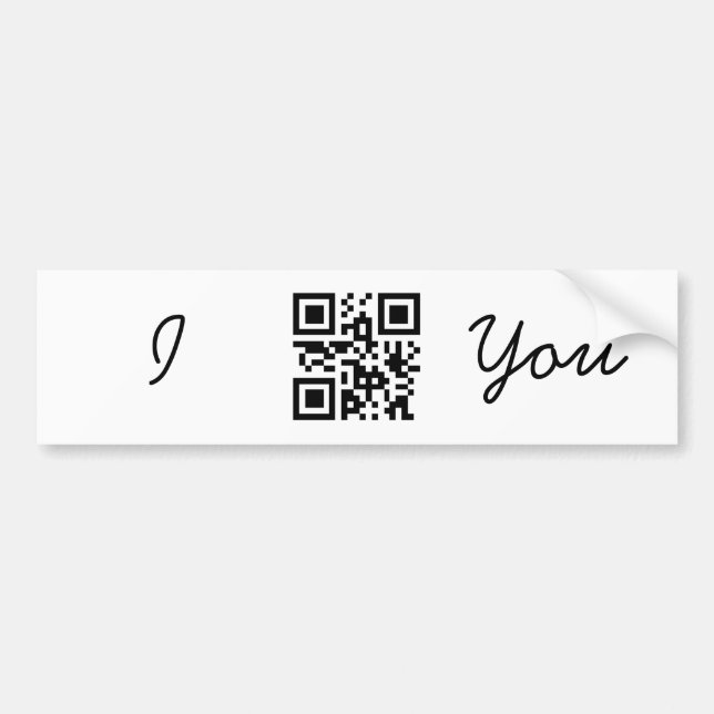 Love - English Bumper Sticker (Front)