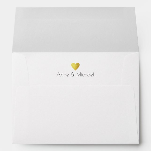 love envelope for wedding invitations (Back (Bottom))