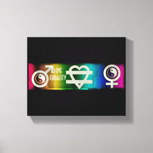 Love Equality Canvas Print