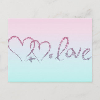 Love Equation Postcard