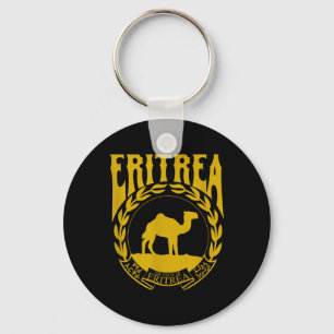Love Eritrea With Eritrea Emblem Eritrea Independe Keychain