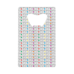 LOVE est LOVE égalité citation dans les couleurs a