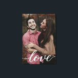 Love Eternal: Personalized Engagement Photo Wrappe Canvas Print<br><div class="desc">Celebrate your love and commitment with the "Love Eternal" Personalized Engagement Photo Wrapped Canvas. This exquisite canvas is not just a piece of decor; it's a beautiful tribute to your unique love story, perfect for showcasing at your engagement party, wedding, and later as a cherished display in your home. Personalize...</div>