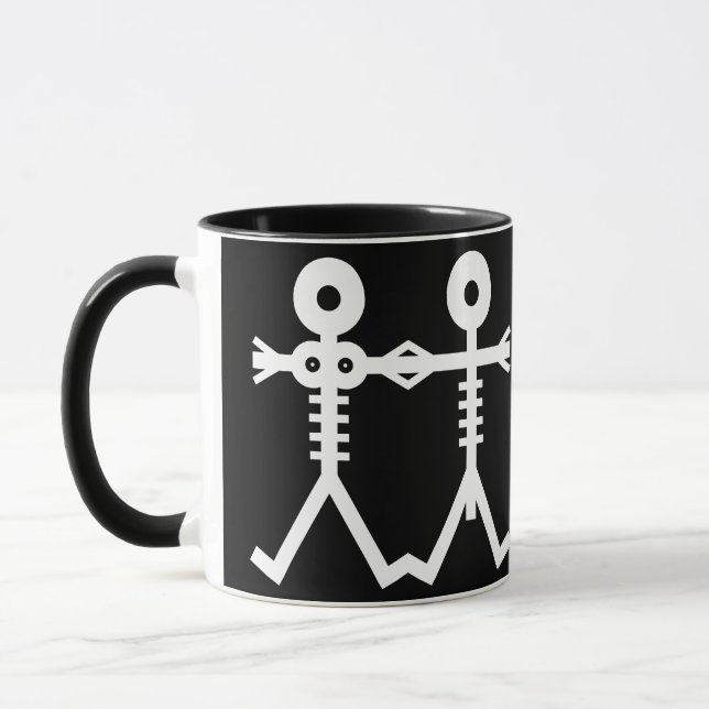 Love Eternal Skeletons Icon 2007 Art Mug (Left)