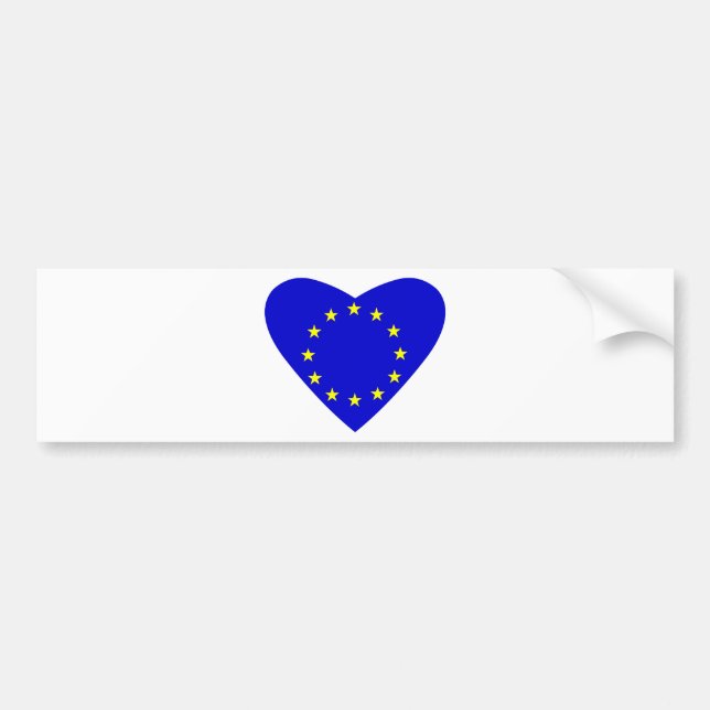 Love Europe Bumper Sticker (Front)