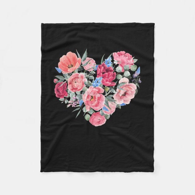 Love Everywhere Sticker  Fleece Blanket (Front)
