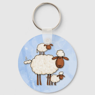 love ewe (no txt) keychain