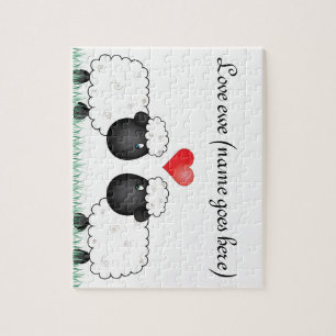 Love ewe sheep jigsaw puzzle