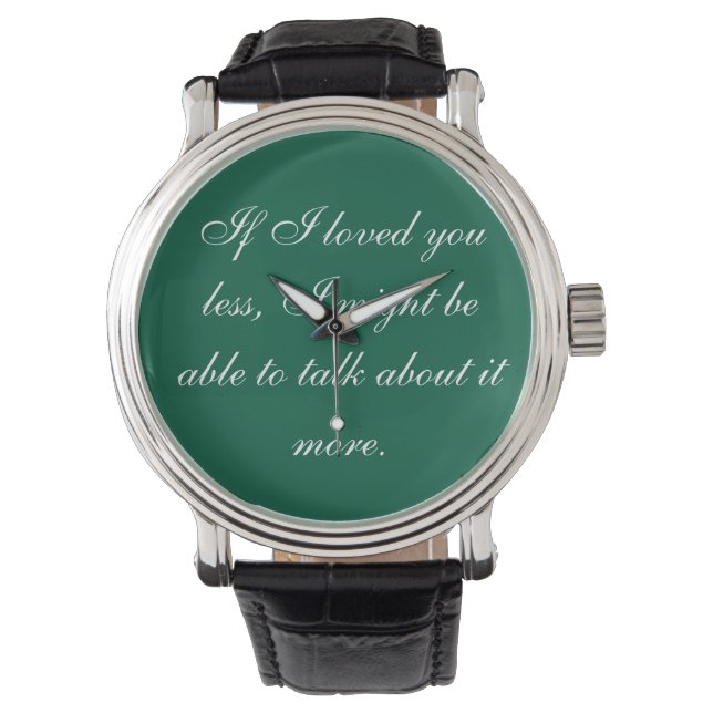 Love expression (green) watch (Front)